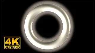 3D RING LIGHT - Golden Light - Color Screen - Mood Led Lights - 10 Hours in 4K