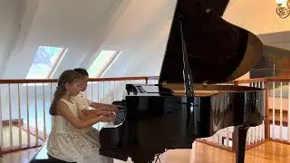 Piano Duet - Nocturne No. 5 by John Field - Nina & Kyle Watters