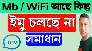এমবি আছে কিন্তু ইমু চলে না | Wifi দিয়ে ইমু চলে না কেন | IMO not working problem solve | IMO