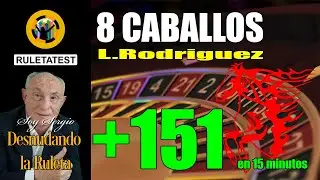 8 CABALLOS L.R. 🎲 &iquest;La mejor estrategia de ruleta con caballos? | RuletaTest