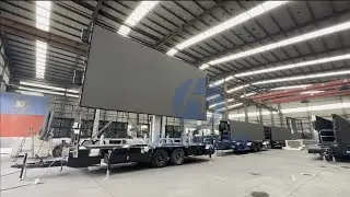 How to operate Mobile LED display screen trailer - LED screen trailer manufacturer HUAYUAN