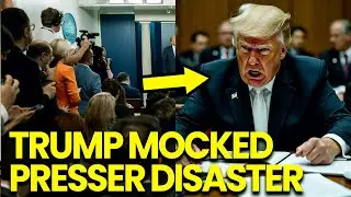Trump Throws TANTRUM after MOCKED In DISASTER PRESSER