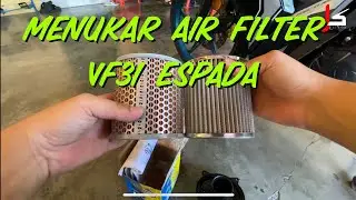 #13 | Sym Vf3i 185 | Tutorial Menukar Air Filter Espada Vf3i