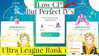 621Cp! But Perfect Iv Ultra League Rank 1 Shiny Swampert In Pokemon Go | Mudkip Community Day Grind