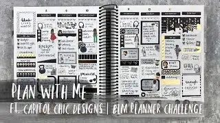 PLAN WITH ME | ft. capitol chic designs | BLACK LIVES MATTER PLANNER CHALLENGE | erin condren