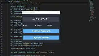 Create a Simple Password Generator with PyQt5