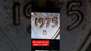 1975 D Penny Double Die Obverse. 1975 D Repunched Mint Mark. DDO & RPM