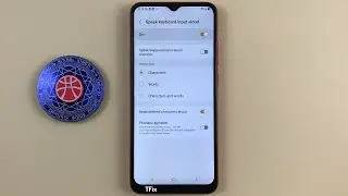 How to read aloud the input on the keyboard on Samsung A03 Android 13