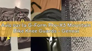 Avis sur la G-Form Pro-X3 Mountain Bike Knee Guards - Genouill&egrave;res pour hommes et femmes - Camo/Tita