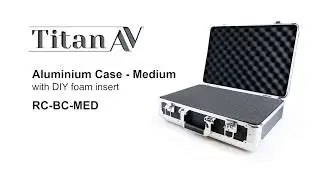 The Medium Aluminium Utility Case from Titan AV