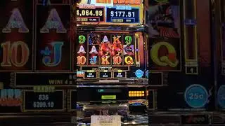 I BET 1 LINE TIMES THE MAX ON THE ENFORCER SLOT AND HERE'S WHAT HAPPENED