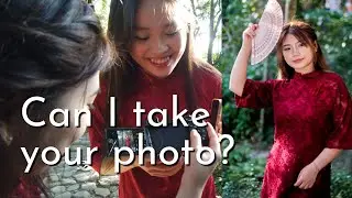 Asking Strangers for Photos - Tet in Vietnam #hoian #danangcity #aodai