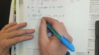 Classroom Notes for Graphing Quadratic Functions