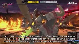 Fast fall Dark Samus holding Hocotate Bomb fighting on Great Bay || Super Smash Brothers Melee