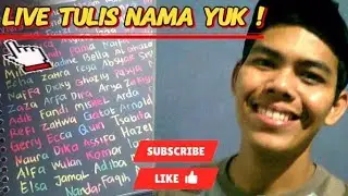 TULIS NAMA WITH ABANG