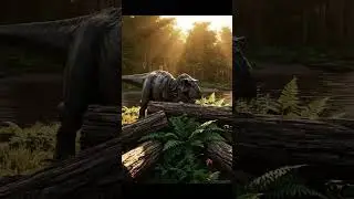 T-Rex Encounter: Man vs. Beast in the Ancient Jungle! 🦖🔥