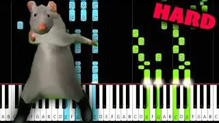 Dancing Rat Meme - HARD Piano Tutorial