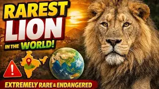 Rarest Lion in the World 🦁 | Asiatic Lion | Most Endangered Big Cat on Earth