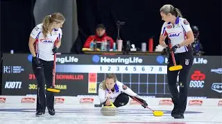 Rachel Homan score of 3 to lock in Playoffs | HearingLife Tour Challenge