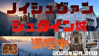 ノイシュヴァンシュタイン城満喫中＿旅行2日目