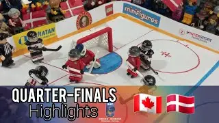 LEGO Ice Hockey CANADA vs DENMARK highlights |  IIHF WORLD CUP