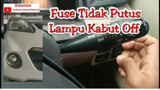 Khusus Pemula! Cara Menyalakan Lampu Fog lamp atau lampu Kabut mobil avanza Xenia agya calya Rush