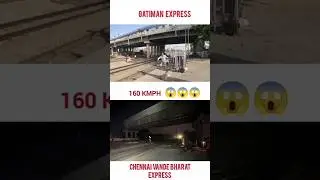 Gatiman Vs Chennai Vande Bharat Express Powerful Express #shortvideo #indianrailways #shortvideos