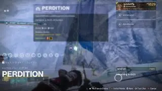 Perdition:Solo Master Lost Sector Season 20