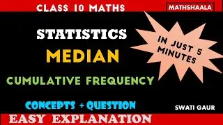 Statistics | Statistics Class 10 |Class 10 Maths Chapter 14 | Mean Median Mode |Median|Medianclass10