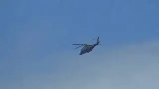 Agusta A109SP Grand New G-IPGL departing Great Hollands Recreation Ground on Mon 21 Aug 2023