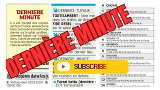 PRIX DE TR&Eacute;PORT DERNI&Egrave;RE MINUTE TURFOMANIA ROI DU TIERC&Eacute; LE PARISIEN TIERC&Eacute; MAGAZINE DU 30.01.26