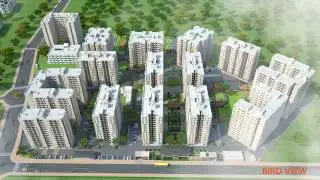 3D HighRise Township Architectural Fly through Animation - Kems Studio, India.