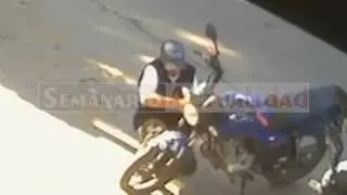 Fue a Tránsito municipal a hacer una ampliación del registro y cuando salió le habían robado la moto