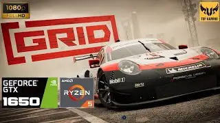 GRID 2019 Gameplay, GTX 1650, Ryzen 5 3550H, High Settings, 1080p
