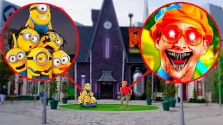 CURSED BLIPPI FIGHTS THE MINIONS IN REAL LIFE!