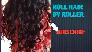 Roll hair || Roll hairstyles ||Roll hairstyles for girls ||roll hair by straightener