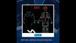 Faschings-Favoriten: LED Suits Luminous Costumes Glow... f&uuml;r nur &euro;77.99! Entdecke jetzt