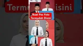 TUTORIAL BUAT PAS FOTO HANYA PAKAI AI