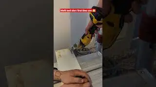 apprentice first time use of multi tool failure lol 😆😱