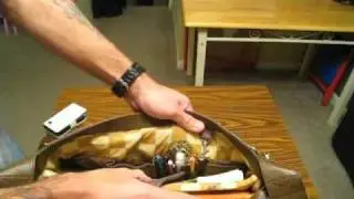 Contour Design Leather Messenger Bag