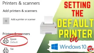 Setting Default Printer in Windows 10 - 