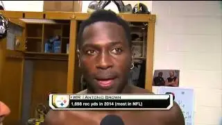 Antonio Brown Locker Room Interview