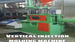 VERTICAL INJECTION MOLDING MACHINE SCREW TYPE DIRECT LOCKING