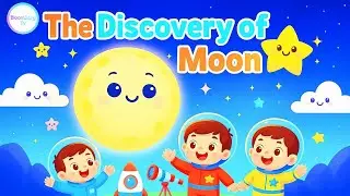 Moon Adventure for Kids 🚀 | The Discovery of Moon | BloomBerry Tv