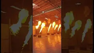 LUX-FR2 Head Moving Fire Machine#ewayfx#firemachine#headmoving#stagelight#events#party#wedding#show