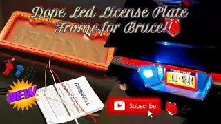 Unboxing & Install of the LED License Plate Frame Cover and a Hidden Wire you don't know about!!!