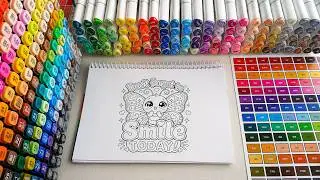 Ultimate Relaxing ASMR Coloring Book | Satisfying Marker Coloring & Stress Relief 🎨✨