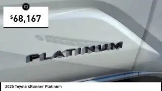 2025 Toyota 4Runner Platinum New 40102