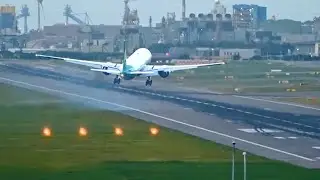 Crosswind Landing Goes Wrong