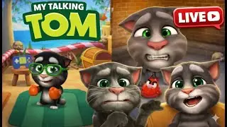 Talking Tom Funny Moments LIVE 🐱🔥 #ShortsLive #TalkingTom  #satisfying #13